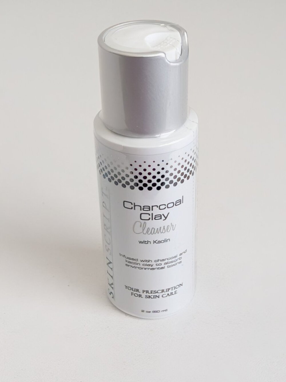 Skin Script Charcoal Clay Cleanser 2 oz Travel Size SEALED